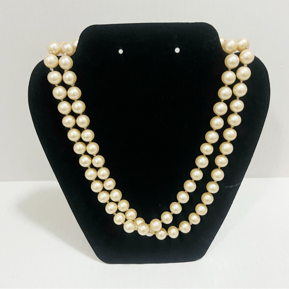 Vintage Elegant sweet water Cream Pearl Necklace